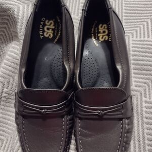 SAS Women's Silver Gray  Loafers
